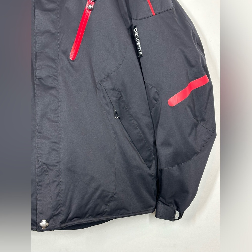 #2640 DESCENTE ION BODIES Hooded Insulated Ski Jacket Men Size EU 52 / US L - Picture 5 of 16